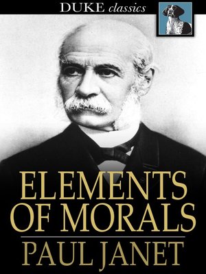 cover image of Elements of Morals